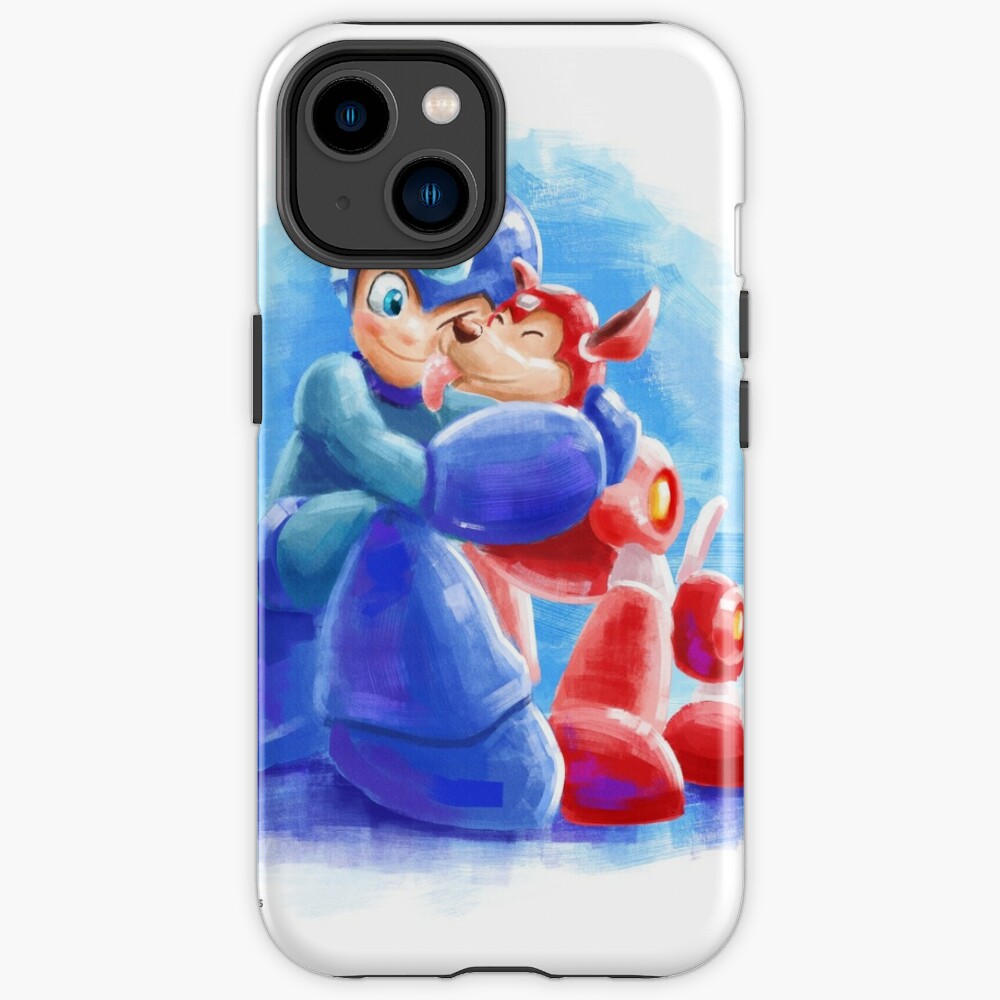 Megaman And Rush Iphone Case - Mega Man Merch