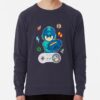 ssrcolightweight sweatshirtmens322e3f696a94a5d4frontsquare productx1000 bgf8f8f8 6 - Mega Man Merch