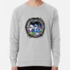 ssrcolightweight sweatshirtmensheather greyfrontsquare productx1000 bgf8f8f8 13 - Mega Man Merch