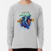 ssrcolightweight sweatshirtmensheather greyfrontsquare productx1000 bgf8f8f8 14 - Mega Man Merch