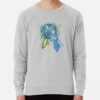 ssrcolightweight sweatshirtmensheather greyfrontsquare productx1000 bgf8f8f8 26 - Mega Man Merch