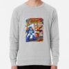 ssrcolightweight sweatshirtmensheather greyfrontsquare productx1000 bgf8f8f8 34 - Mega Man Merch