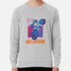 ssrcolightweight sweatshirtmensheather greyfrontsquare productx1000 bgf8f8f8 44 - Mega Man Merch