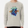 ssrcolightweight sweatshirtmensoatmeal heatherfrontsquare productx1000 bgf8f8f8 14 - Mega Man Merch