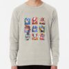 ssrcolightweight sweatshirtmensoatmeal heatherfrontsquare productx1000 bgf8f8f8 17 - Mega Man Merch