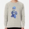 ssrcolightweight sweatshirtmensoatmeal heatherfrontsquare productx1000 bgf8f8f8 3 - Mega Man Merch