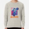 ssrcolightweight sweatshirtmensoatmeal heatherfrontsquare productx1000 bgf8f8f8 44 - Mega Man Merch